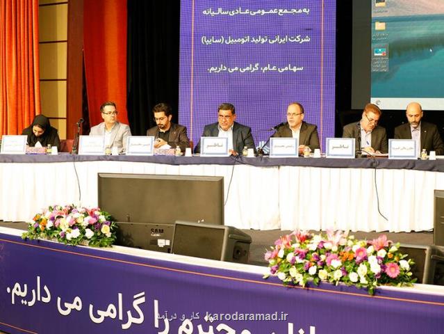 مجمع عمومی عادی سالیانه شرکت خودروسازی سایپا