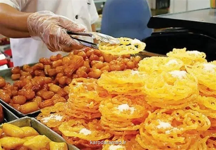 کاهش مصرف زولبیا بامیه 50 درصد